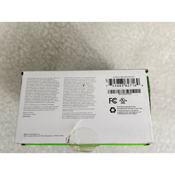 WEMO Wi-Fi Smart Light Switch Apple Home Kit White New Opened Box - Picture 4 of 7